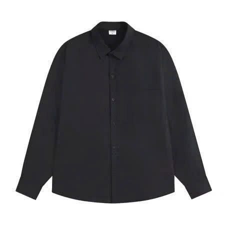 Áo Sơ Mi Nam Tay Dài Vải Chất Kaki Cotton Mềm Form Unisex Phong Cách Hàn Quốc